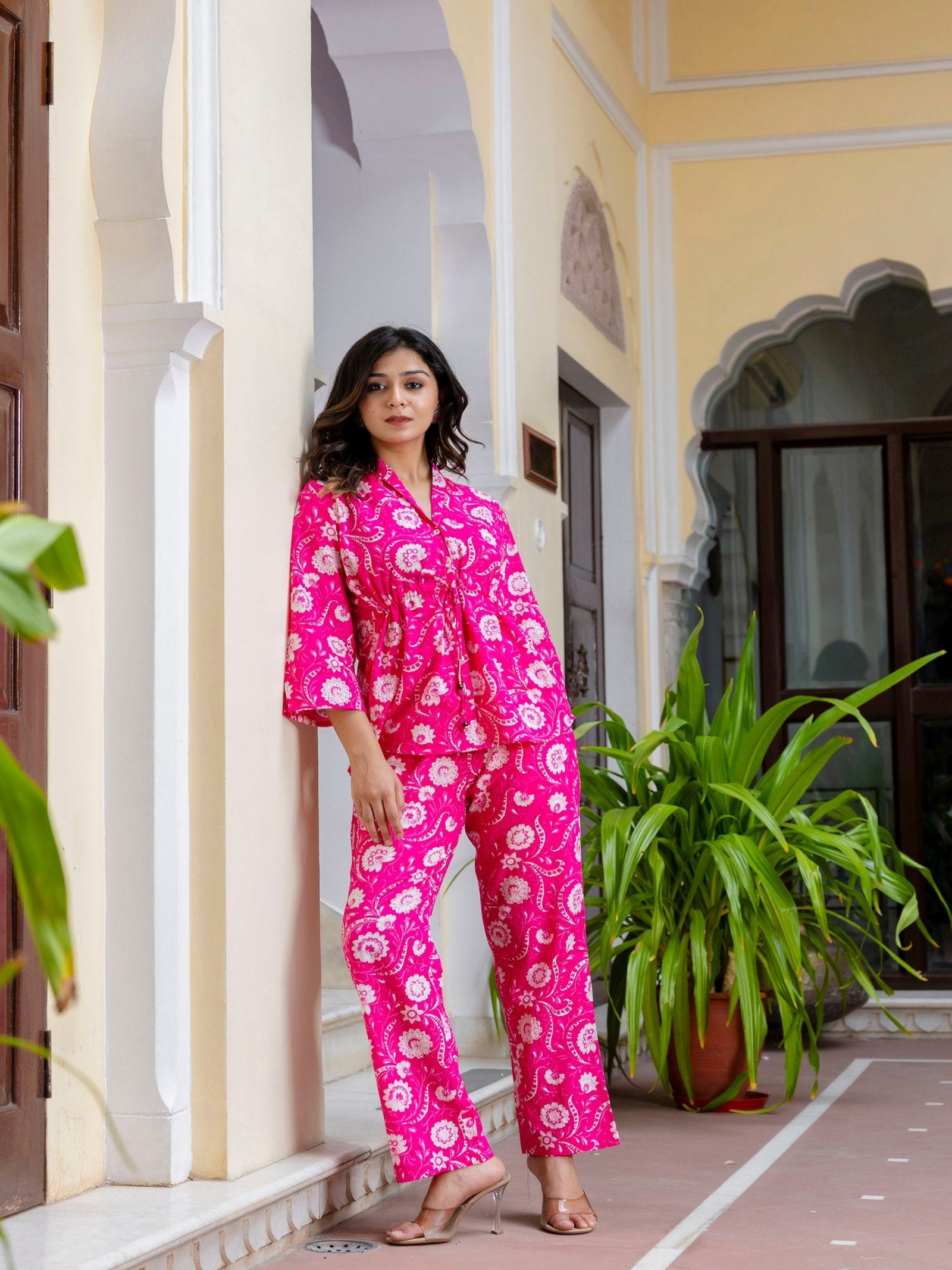 Maluka Women Cotton Floral print Co-Ord Set