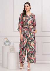 Maluka Women Multicolour Printed Co-ords Set