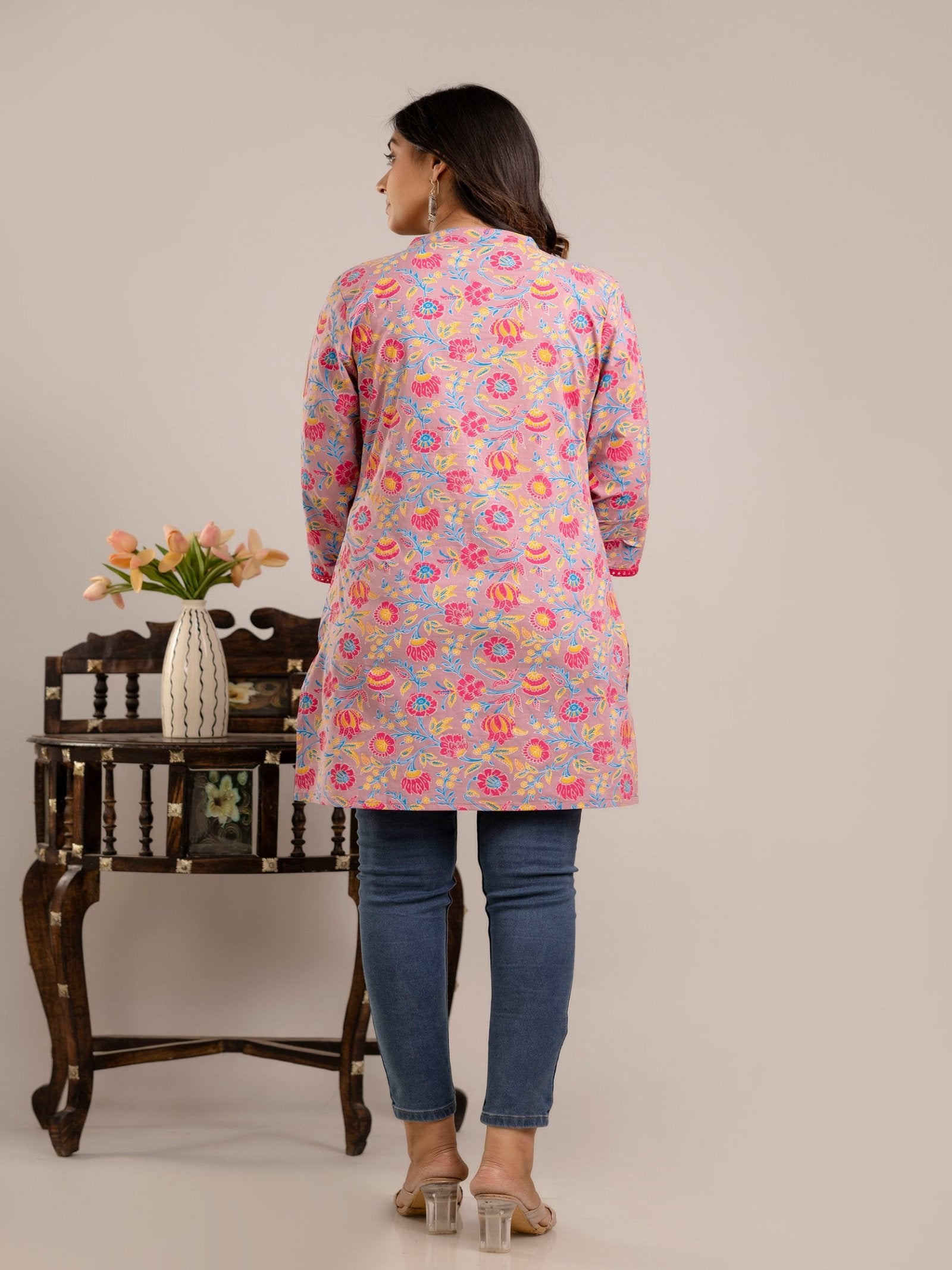 Women Floral Printed Tunic