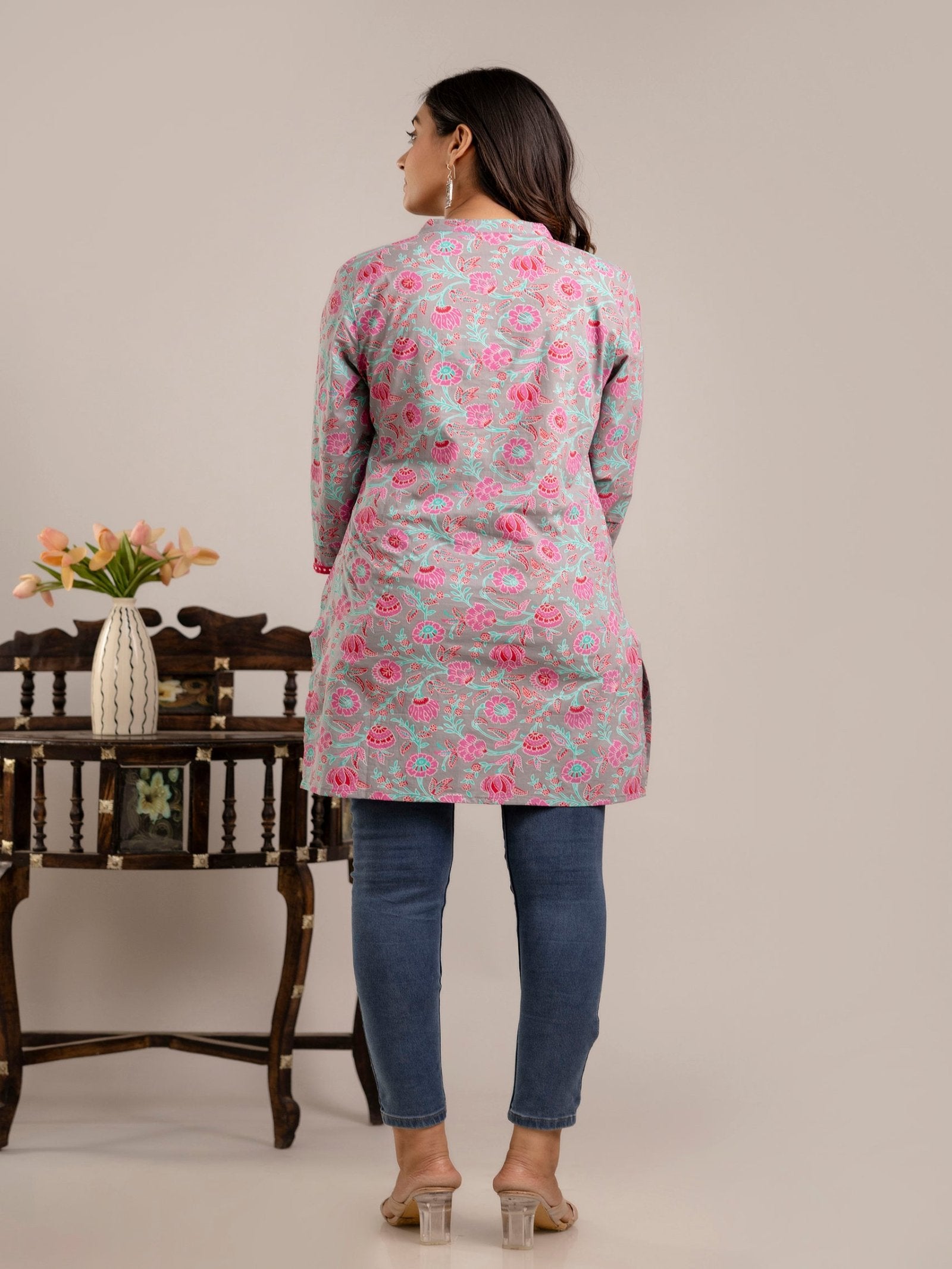 Women Floral Printed Tunic