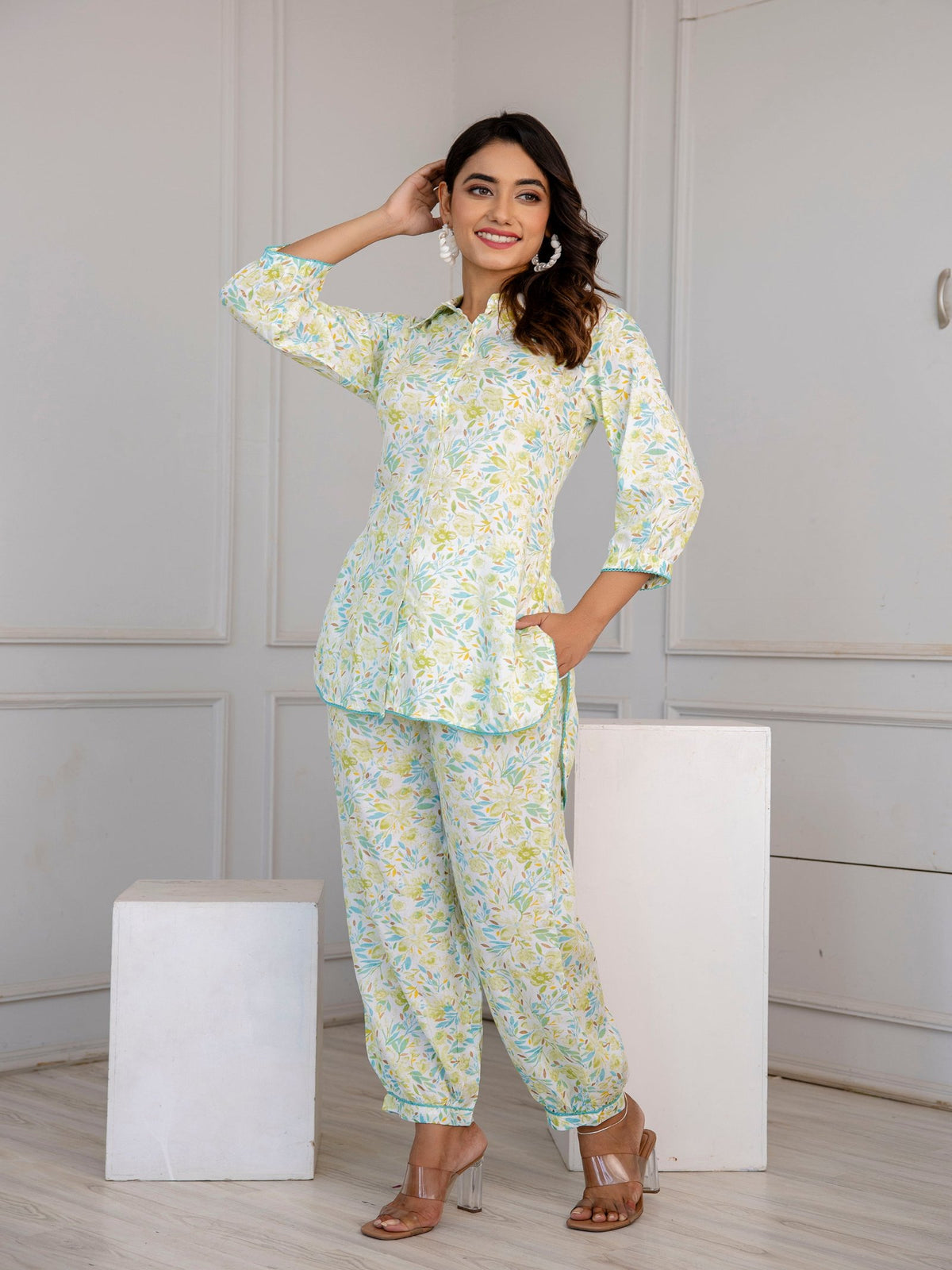 Maluka Women Floral Printed Co-ords Set