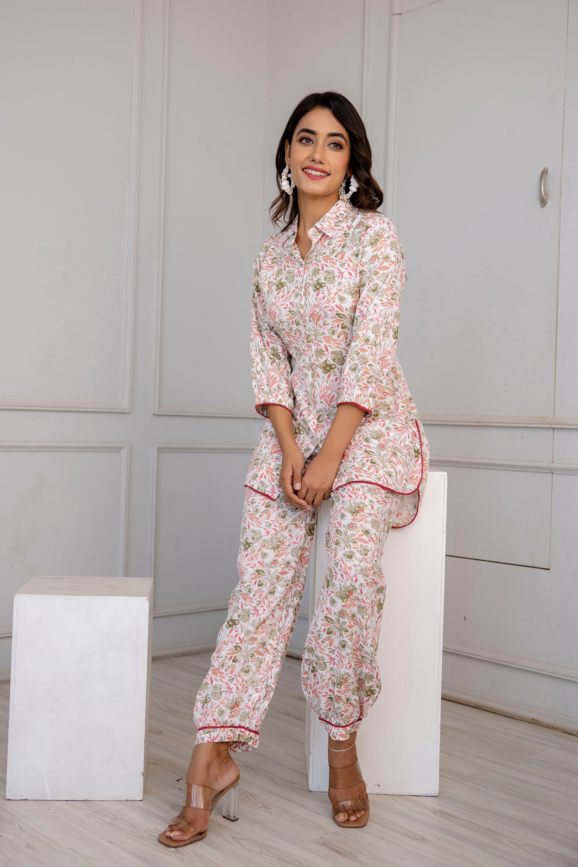 Maluka Women Floral Printed Co-ords Set