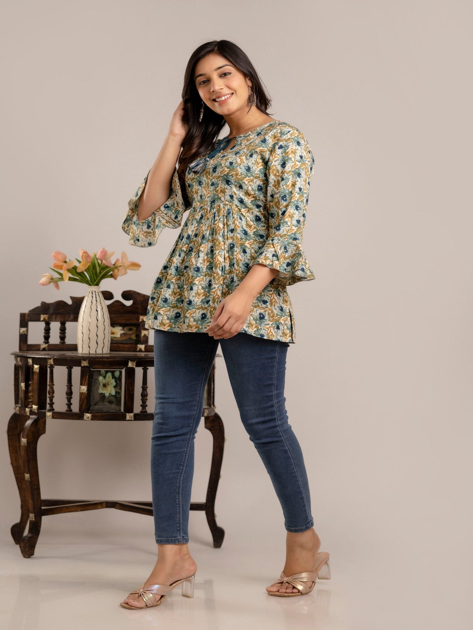 Rayon Floral Printed Tunics