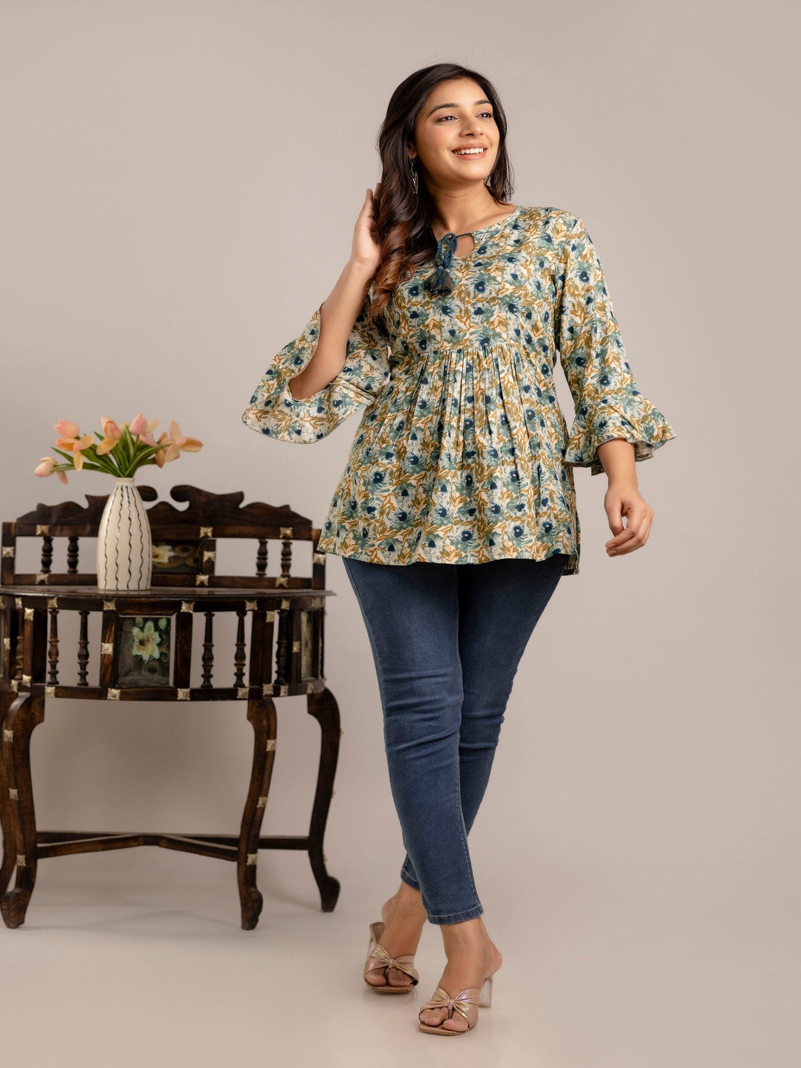 Rayon Floral Printed Tunics