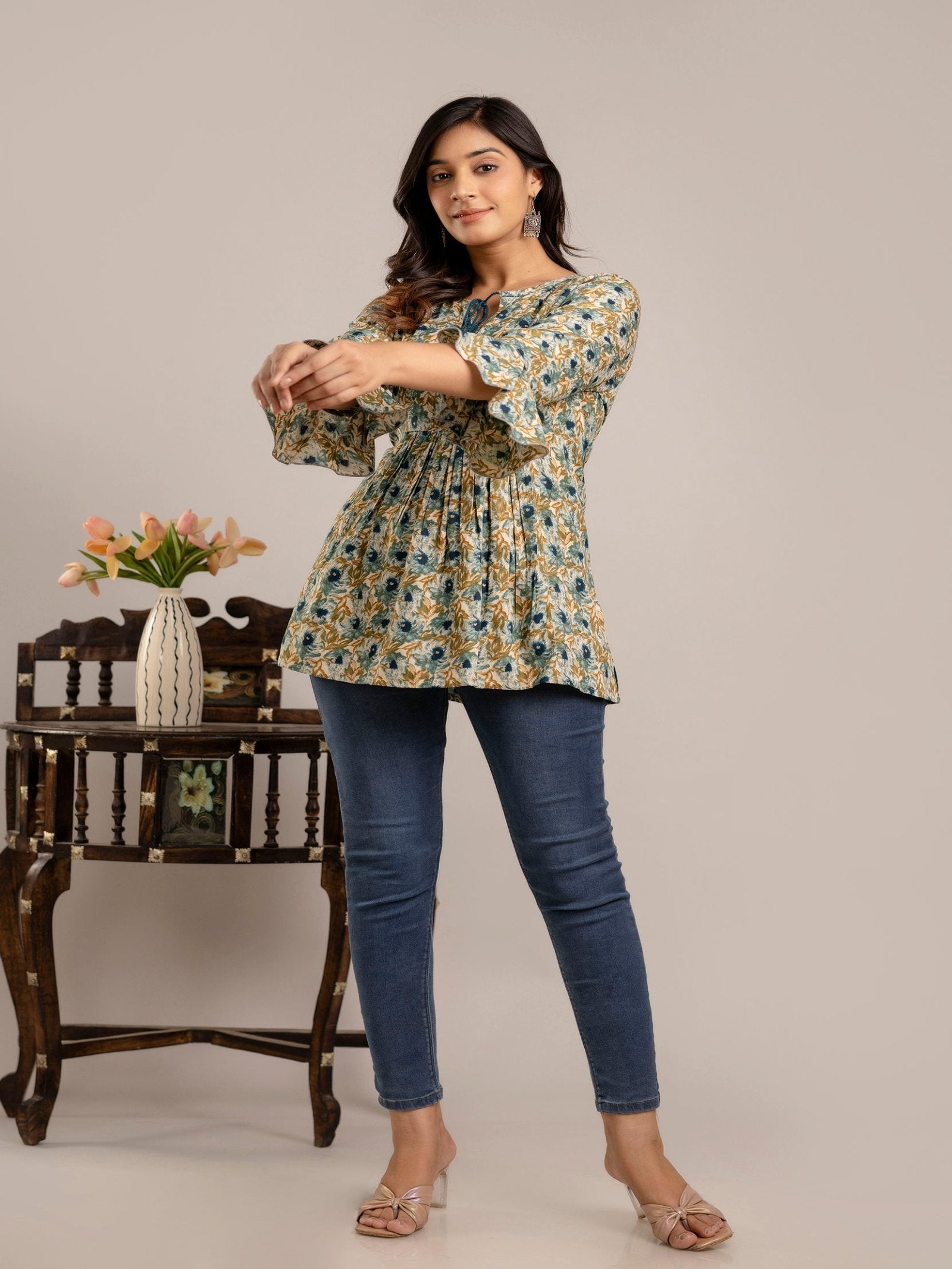 Rayon Floral Printed Tunics