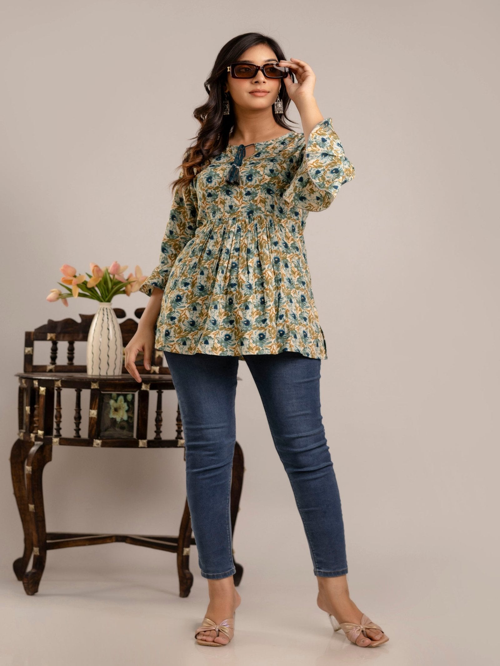 Rayon Floral Printed Tunics